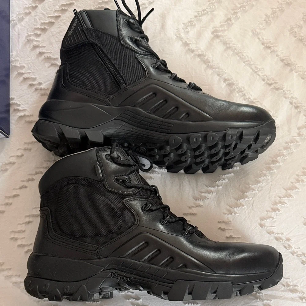 EUC Bates Delta-6 Side-Zip Boots Men's Black Tactical Combat 11 with iCS